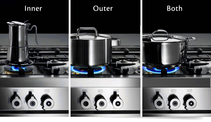 Bertazzoni Dual Control Wok Burner