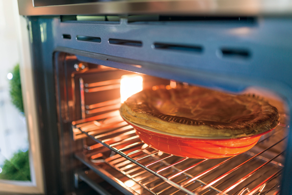 glass top stove and oven